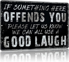 Vintage Garage Decor Funny Sarcasm Metal Tin Signs Home Bar Man Cave Wall Decor