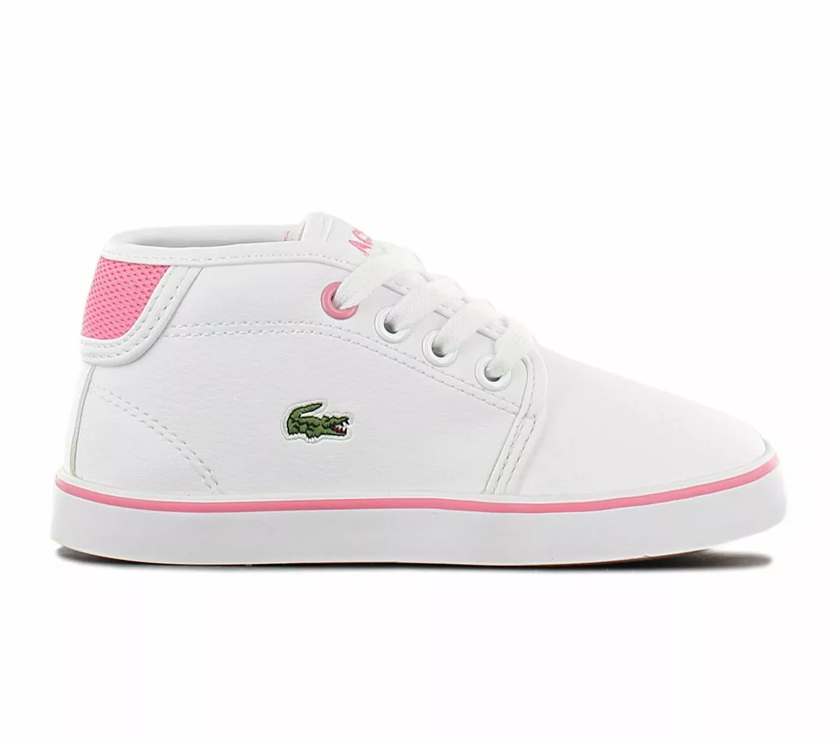 at opfinde fange Krav Lacoste Ampthill 118 Childrens Shoes 7-35CAI0001B53 White Girl Sneaker  Trainers | eBay