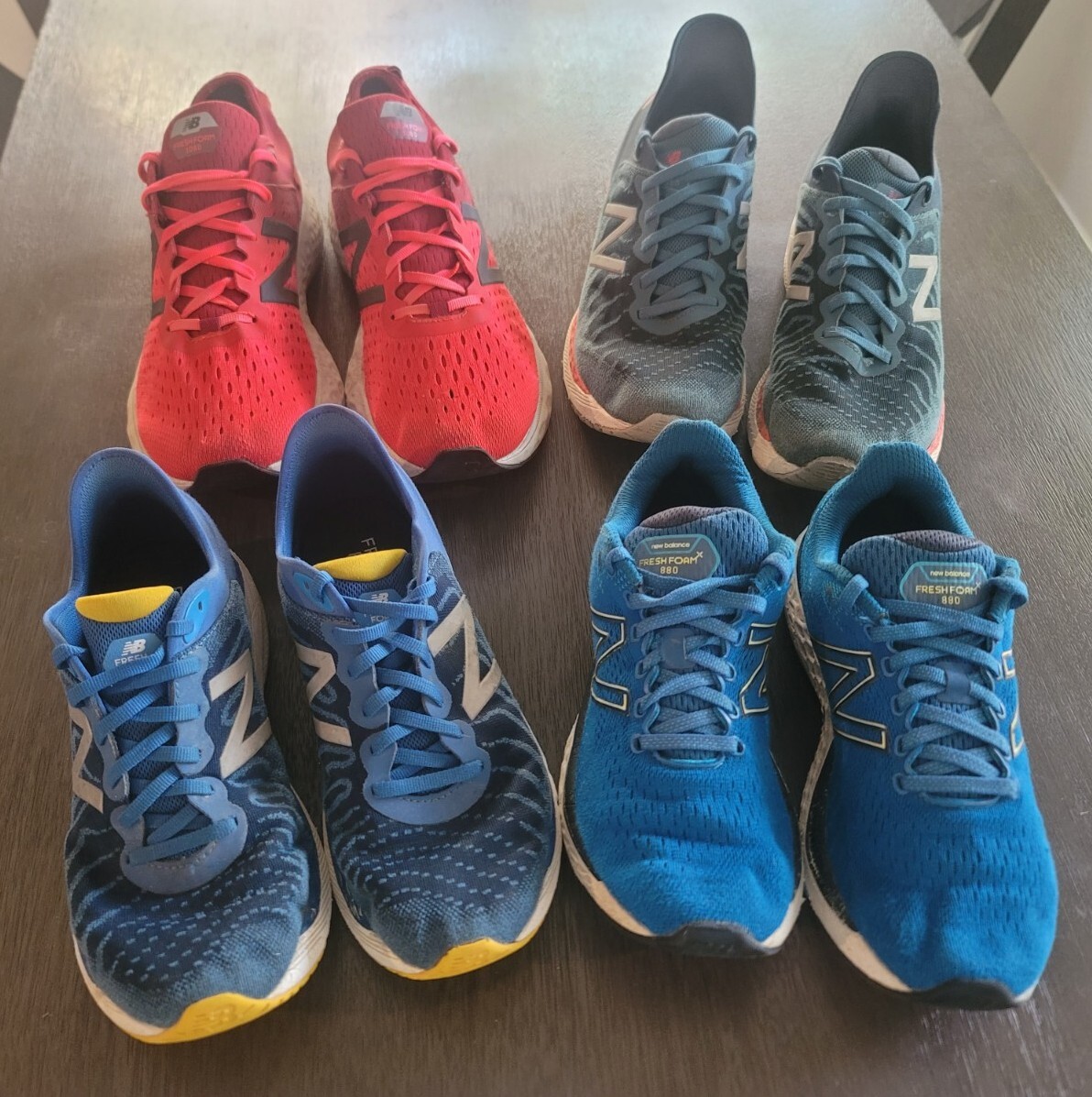Lot Of 4 New Balance Men's Fresh Foam 860 860 880 1080 | eBay