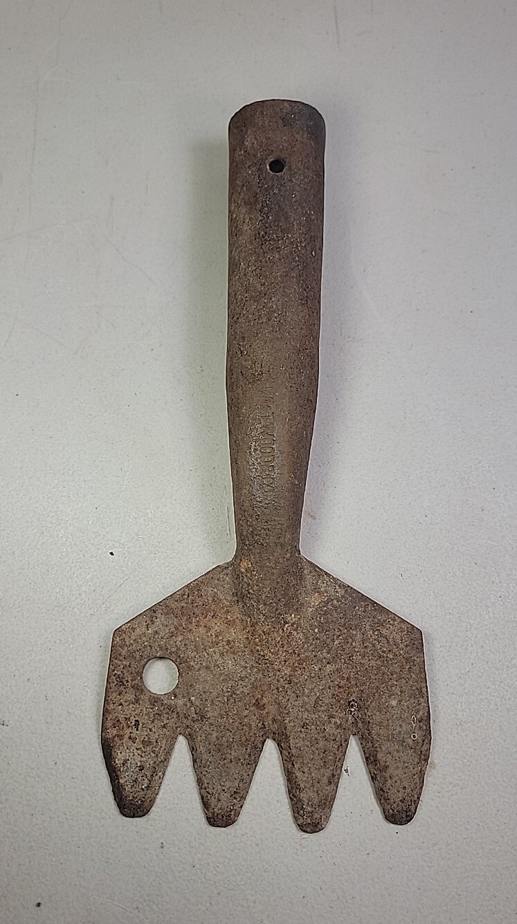 HERRAMIENTA PRIMITIVA DE COLECCIÓN HERRAMIENTA COSECHADORA DE HIELO MARCADA WMT WOOD & CO