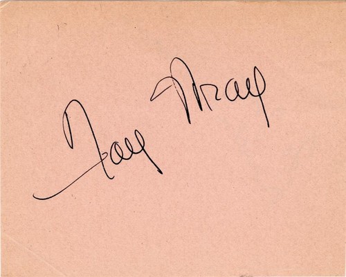 LOUELLA O. PARSONS - INSCRIBED SIGNATURE CO-SIGNED BY: FAY WRAY - Picture 2 of 2