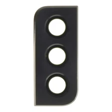 Glass Camera Lens with Bezel Back for Samsung Galaxy S21 Black Replacement 