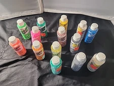 Aleene's Fantastic Plastic Lot Modeling Plastic Craft Supplies  14 Piece Lot VTG