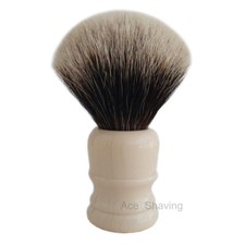 High Mountain Badger Hair Two Band Knot Mens Shaving Brush Beard Remove Tools