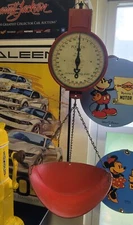 Vintage American Family Scale Company 60lb  Hanging Scale With Basket