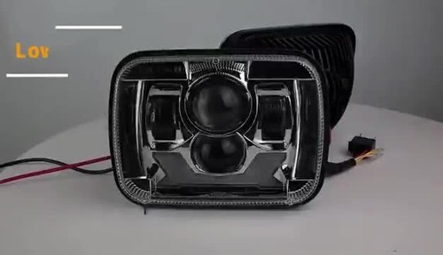 Faro LED 5X7" 7x6" para Freightliner FL 50 60 70 80 112 rectangular haz alto/bajo - Vídeo 1 de 1