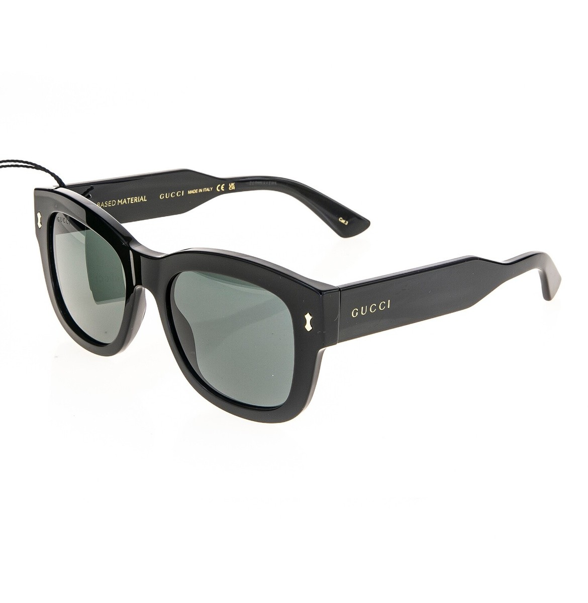 GUCCI AUTHENTIC 1110 Black Chunky Bio Based Bold Sunglasses