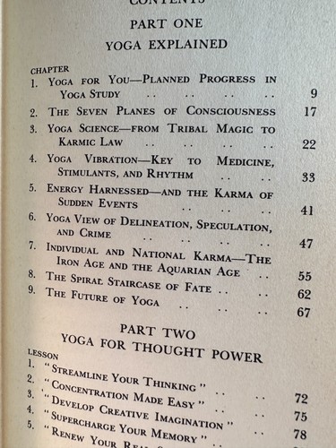 Yoga The Amazing Life Science by Major P. G. Francis Actual Book From 1958! - Picture 10 of 10