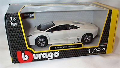 Lamborghini Reventon in White 1:24 Scale Diecast  burago New  21041