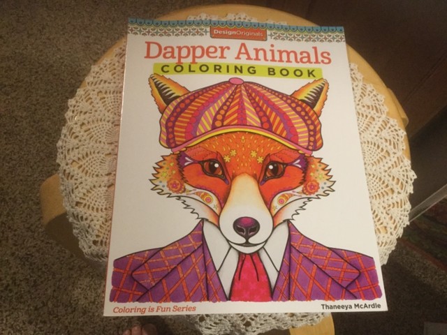 Download Design Origin Dapper Animals Coloring Book By Thaneeya Mcadle Slight Use Ebay