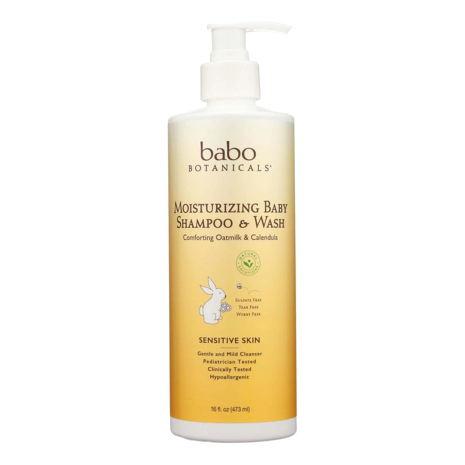 Babo Botanicals Baby Shampoo & Wash Comforting Oatmilk & Calendula 16 Oz
Opens in a new window or ta