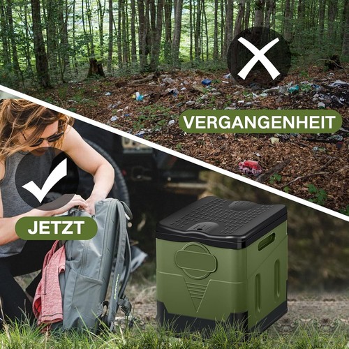 Campingtoilette Tragbare Mobile Toilette Campingklo Faltbar Klo Trockentoilette - Bild 10 von 19
