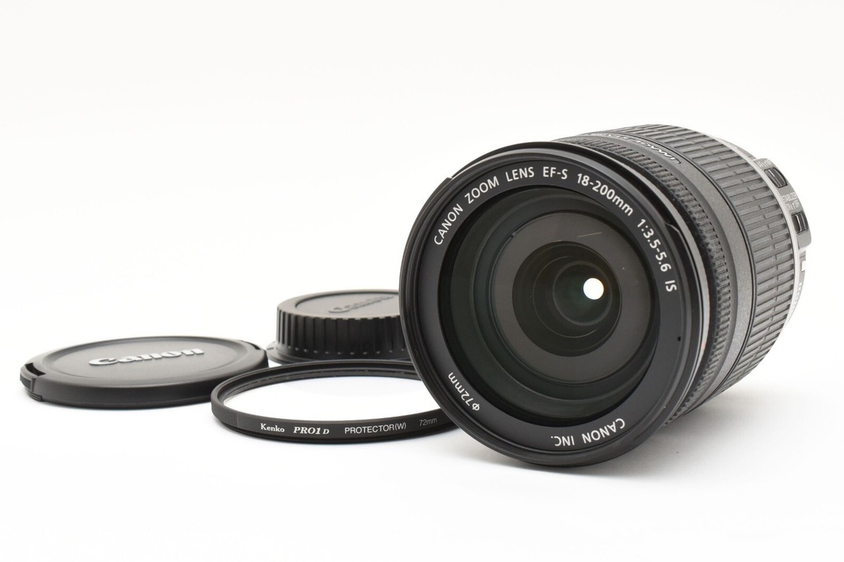 Canon ZOOM LENZ EFS 18-200mm F3.5-5.6 IS IWAGE STABILIZER φ72mm