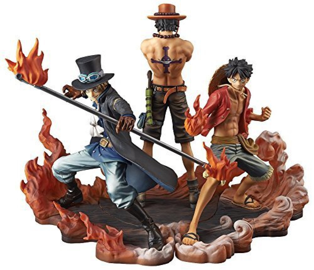 BANPRESTO ONE PIECE DXF BROTHERHOOD II Luffy Sabo Ace Figure Full
