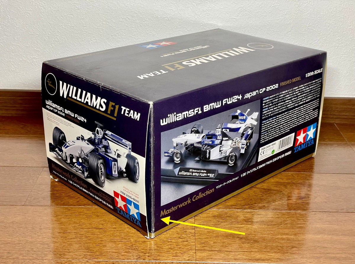 ウィリアムズ　BMW TAMIYA 21005 1/20 Scale Williams F1 BMW FW24 Japan GP 2002