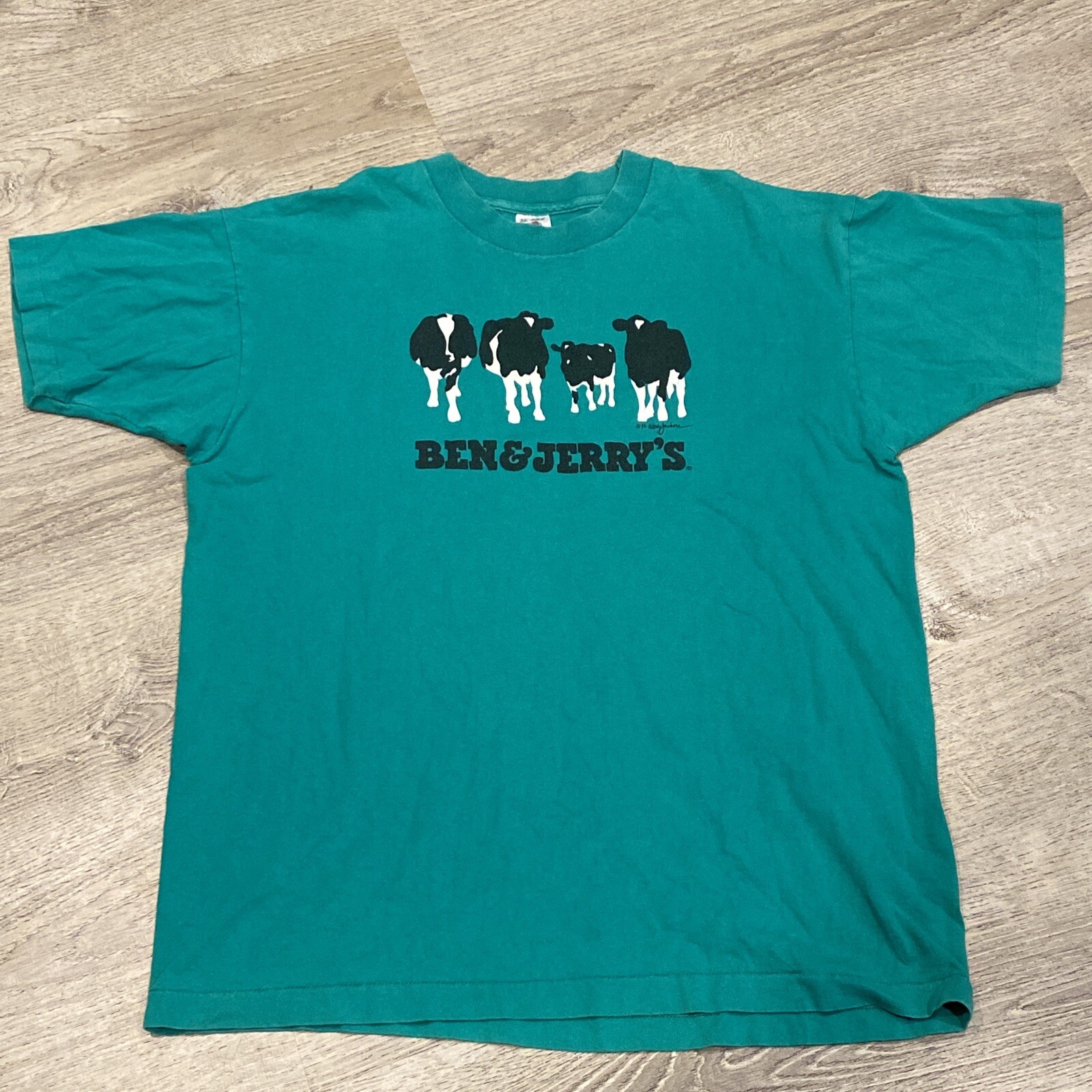 Vintage Ben & Jerrys Vermonts Finest Ice Cream T shir… Gem