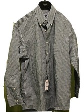 Club Room Mens Dress Shirt Size 16.5 L Button-Front 55