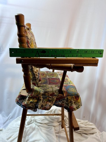 Vintage CASS TOYS Wooden Doll High Chair Antique Toy Old Dolly Girl Baby Doll AC - Picture 10 of 10
