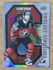 Claude Giroux CAPTAINS 2021-22 Upper Deck Tim Hortons Team Canada Hockey #CC-4