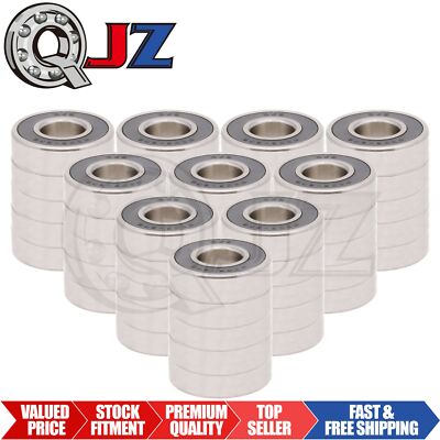 [Qty.50] 6203-2RS-B Ball Bearing w/ Spherical Outer-Ring [17mm x 40mm x 12mm]