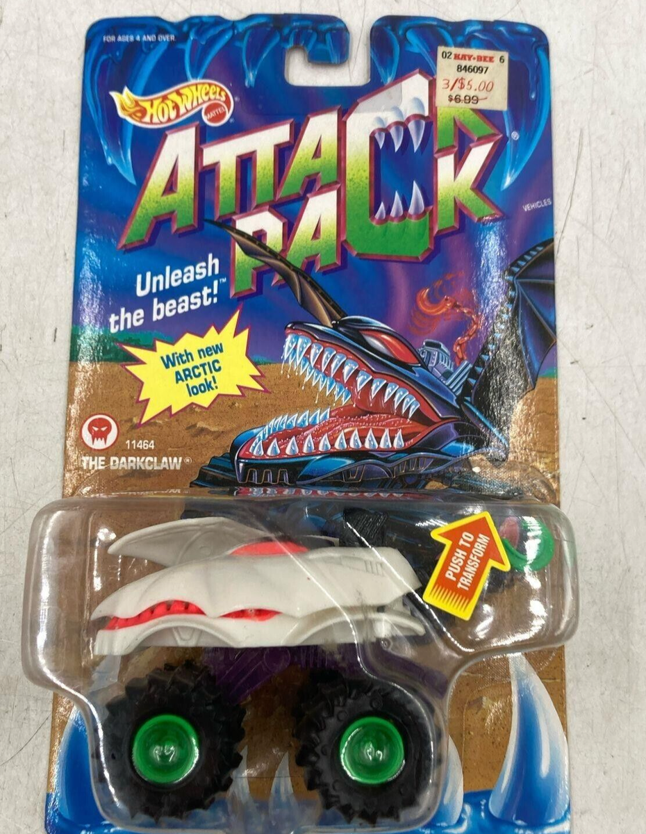 1992 Hot Wheels Attack Pack Darkclaw 11464 RARE HTF Unleash Beast 1992 Hot Wheels Attack Pack Darkclaw 11464 RARE HTF Unleash Beast