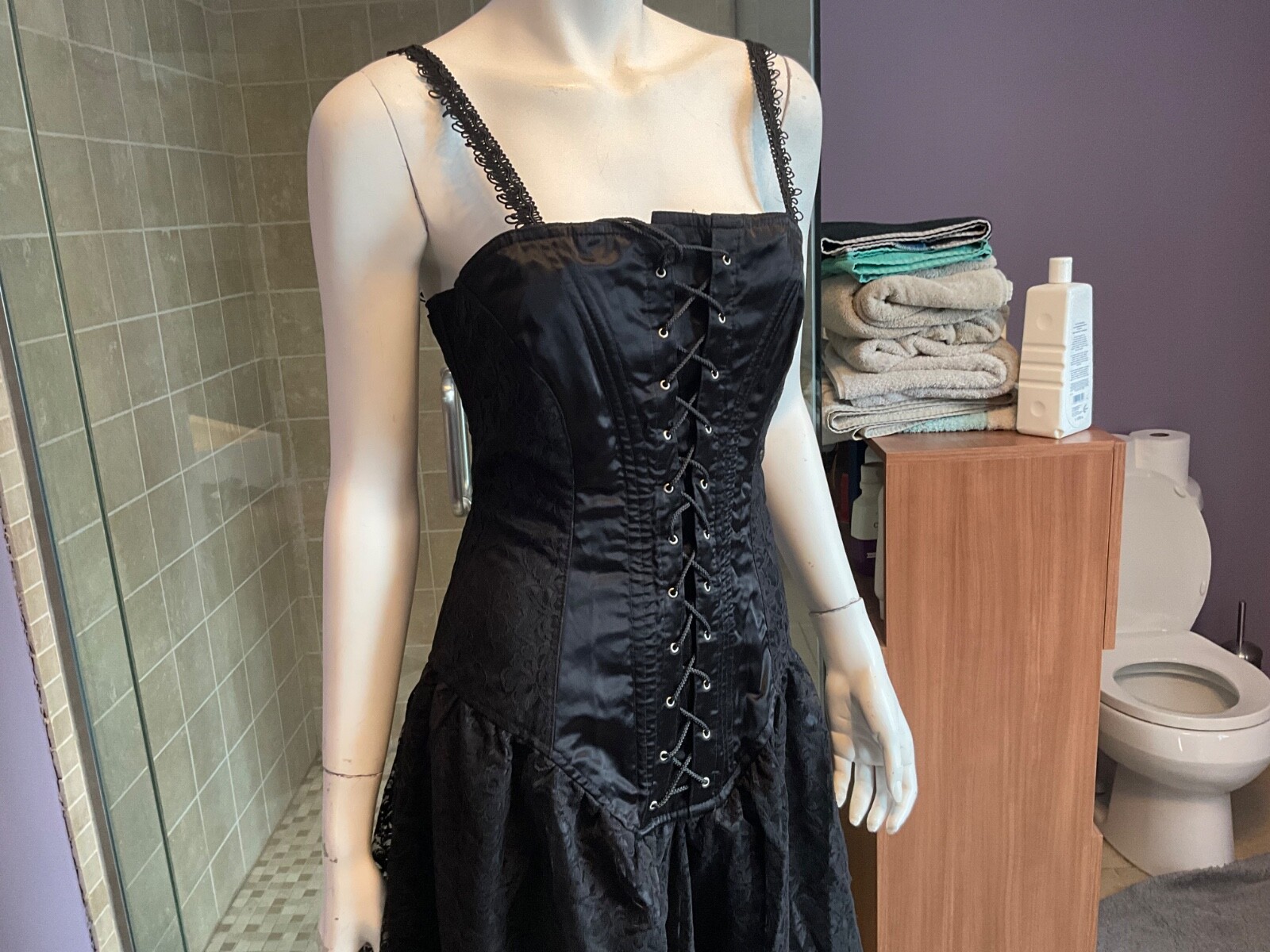 Serre-taille gothique noir PUNK RAVE pour homme look cuir