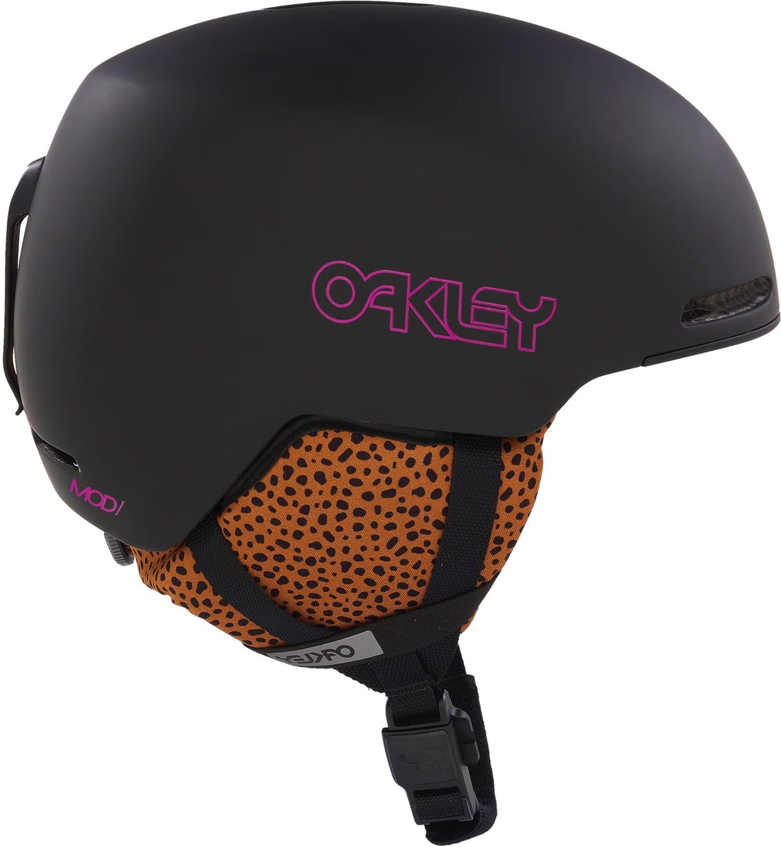 Oakley MOD1 Factory Pilot Snow Helmet, Black/Ultra Purple/Cheetah