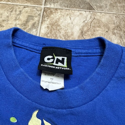 Kids Ben 10 Tv Show Shirt Cartoon Network Blue Graphic Youth Size XS - Picture 3 of 6