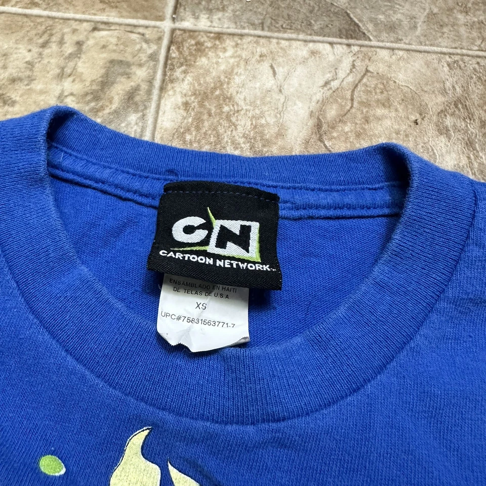 Camisa para niños Ben 10 Tv Show Cartoon Network azul gráfico juvenil talla XS Foto 3 de 4