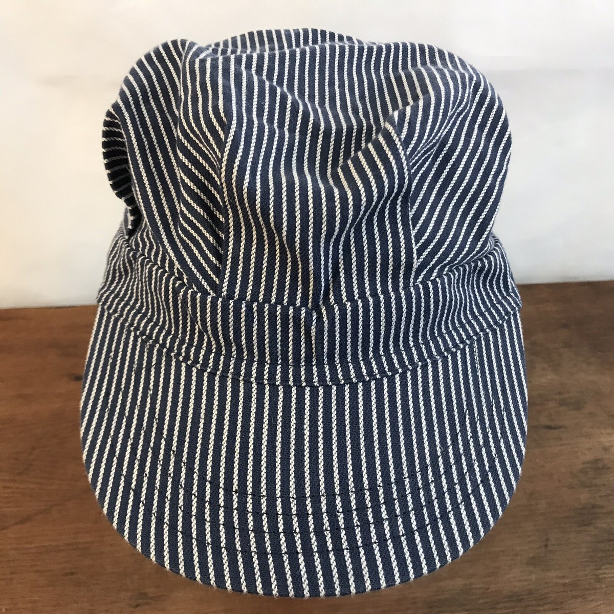 Railroad Conductor Engineer Train Fitted Cap Hat Mens Small (CH31