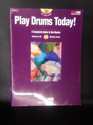 Play Drums Today Pro Line Publications Drum  Lesson Book & Cd
