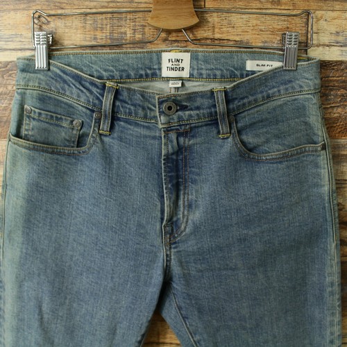 Flint And Tinder Mens Jeans Size 30 x 32 Denim Slim Fit Made in USA - Picture 3 of 11