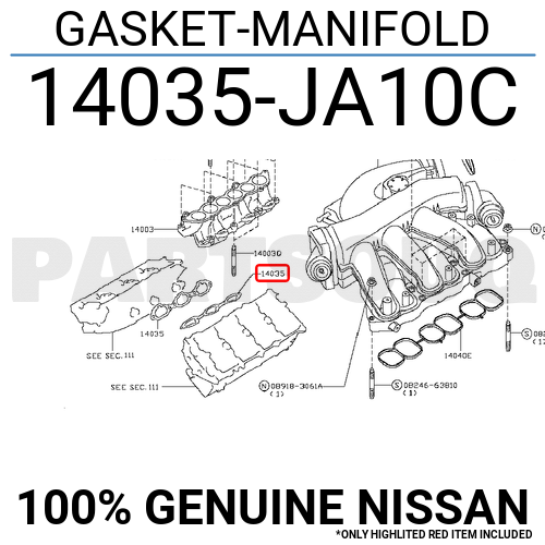 Nissan 14035 ed800