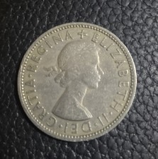 1959 United Kingdom Great Britain GEORGE VI 2 Shillings