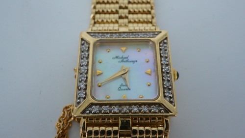 Michael Anthony 14k Yellow Gold Watch 