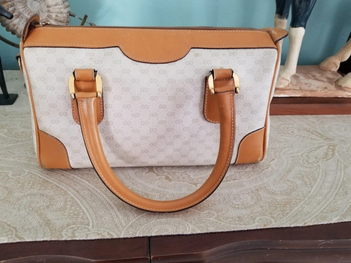 Gucci vintage 80's Micro gg Boston bag - great used condition