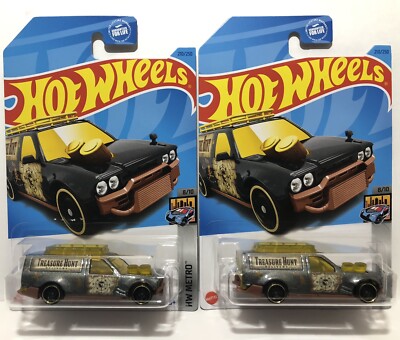 2023 Hot Wheels Metro 8/10 TIME SHIFTER TREASURE HUNT Delivery Lot of 2