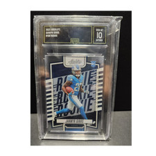 2023 Panini Absolute Rookies Jahmyr Gibbs RC #108 Lions GMA Gem MT 10