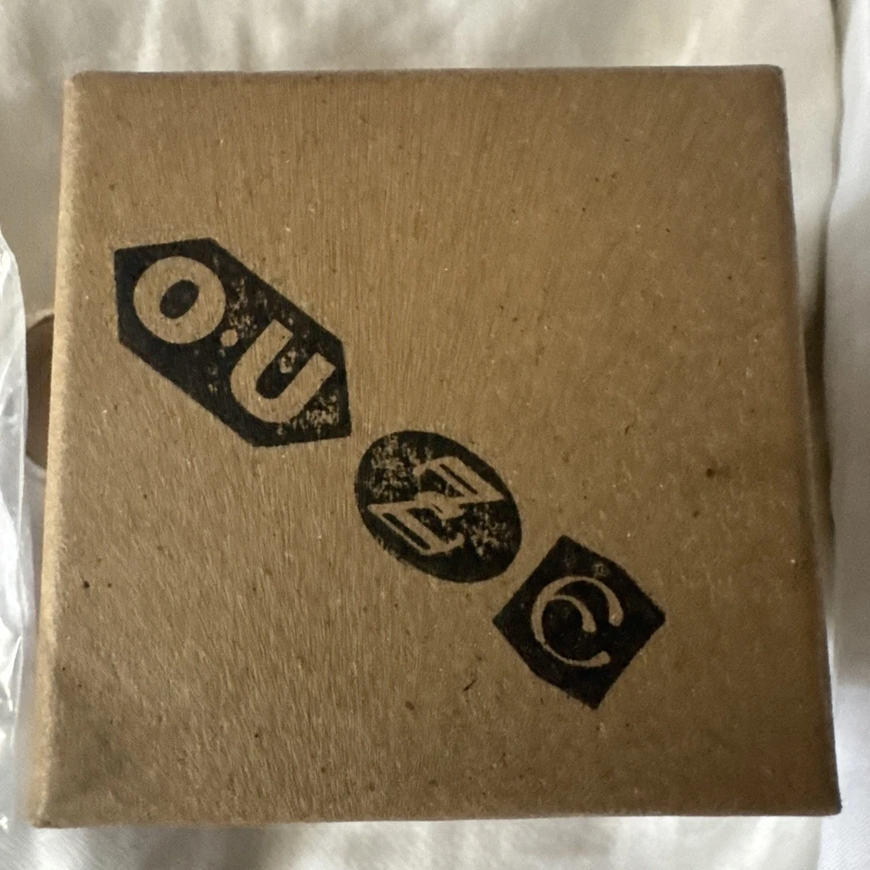 The Ouze Sterling Silver Emerald Oval Signet Ring Size S 19.25mm New RRP £410 — 第 2/4 张图片