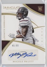 2015 Panini Immaculate Collegiate Rookie 49/99 MyCole Pruitt #278 Auto 9b4