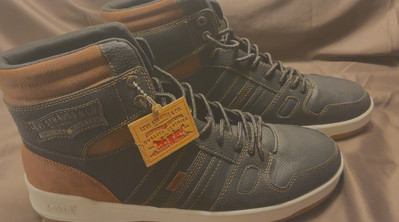 Sz 13 - Levi s Leather Hi Tops 51955541-A-Men s
