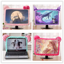 Cute Monitor Dust Cover for PC Laptop Screen Protector Decorative Case