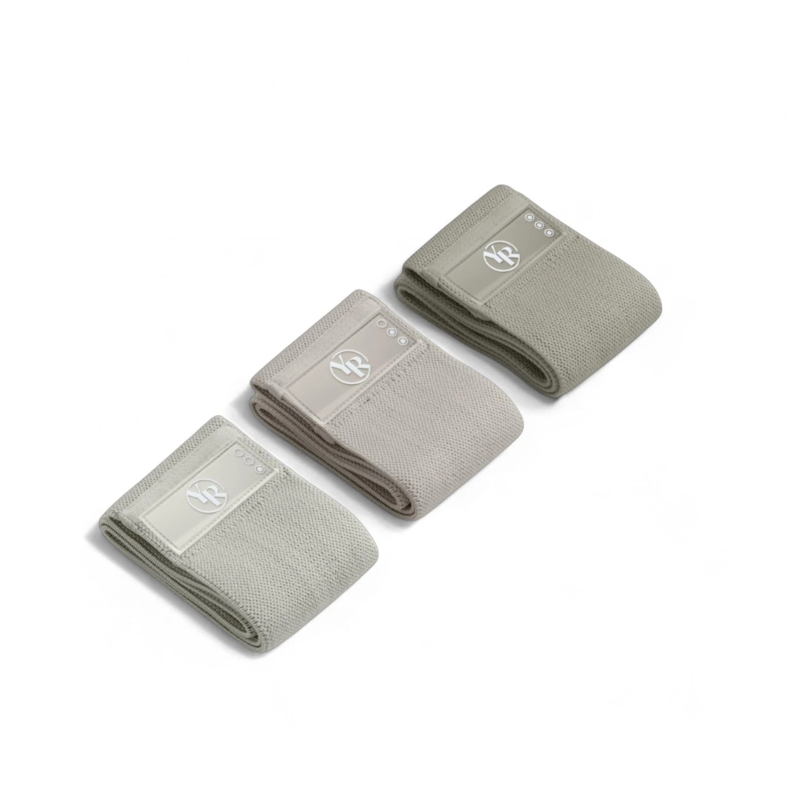 Fabric Booty Band Set for Pilates and Other Workouts- 3 Levels of Resistance ...