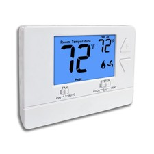 NonProgrammable Thermostat for House, Digital Energy-Saving...
