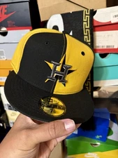 New Era Rushmore TVB Pvtchwork Houston Astros Exclusive Fitted Not Hat Club Rare