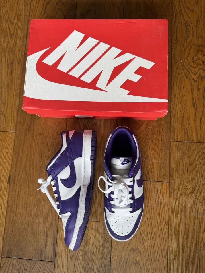 Nike Dunk Low Retro Court Purple White UK 8.5 EU43 DD1391-104 OG Box, photo 1 of 5