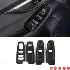 For Subaru WRX 2022-24 Bright Black Inner Glass Window Lifting Lock Panel Trim