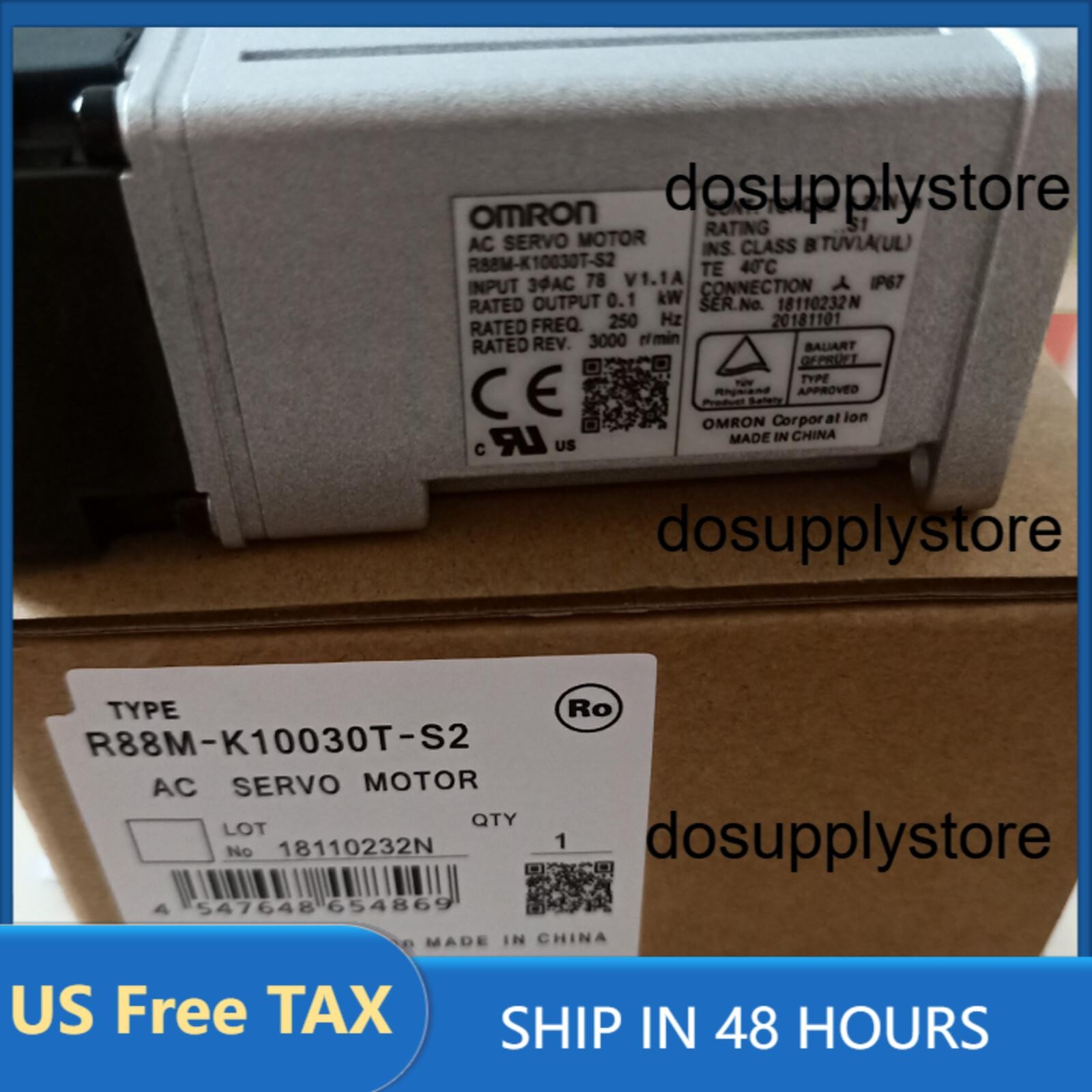 1PC New Omron R88M-K10030T-S2 Servo Motor In Box Fast Shipping US Free TAX