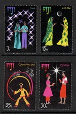 Fiji 1975 Festivals of Joy Christmas set SG 521-524 MNH mint  *combined postage*