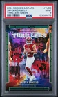 2024 Rookies & Stars Thrillers Green Jayden Daniels RC /5 Commanders PSA 9 POP 2